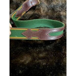 Tredstep Flex Belt hunter Green leather 30 Equestrian